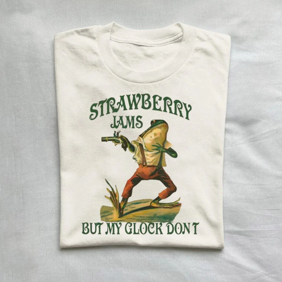 Strawberry Jams But My Glock Don't T-Shirt